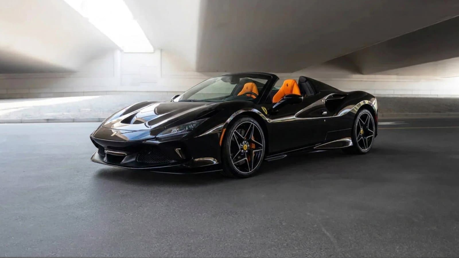 Ferrari F8 Spyder in Black