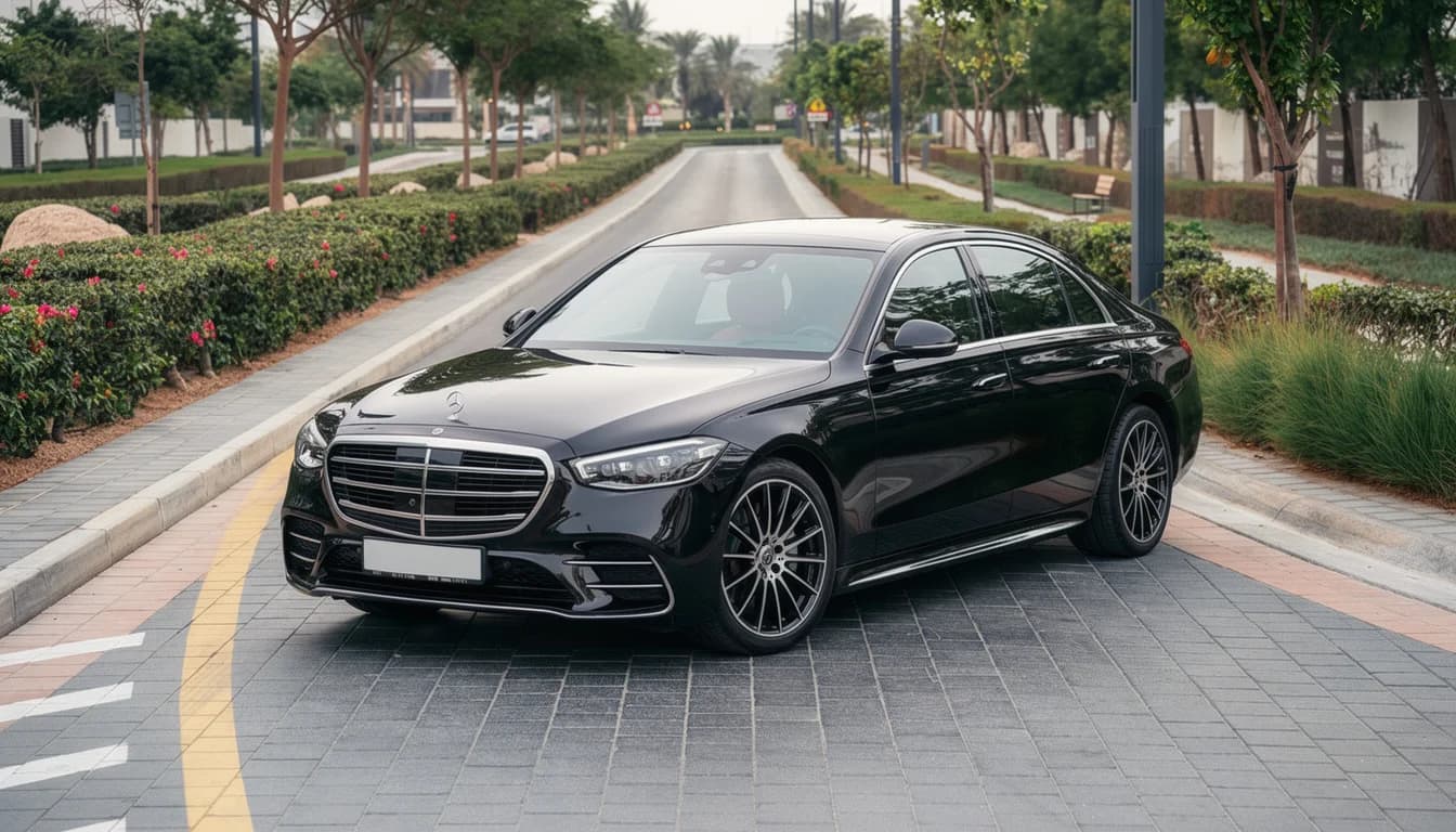 Mercedes-Benz S500 in Black