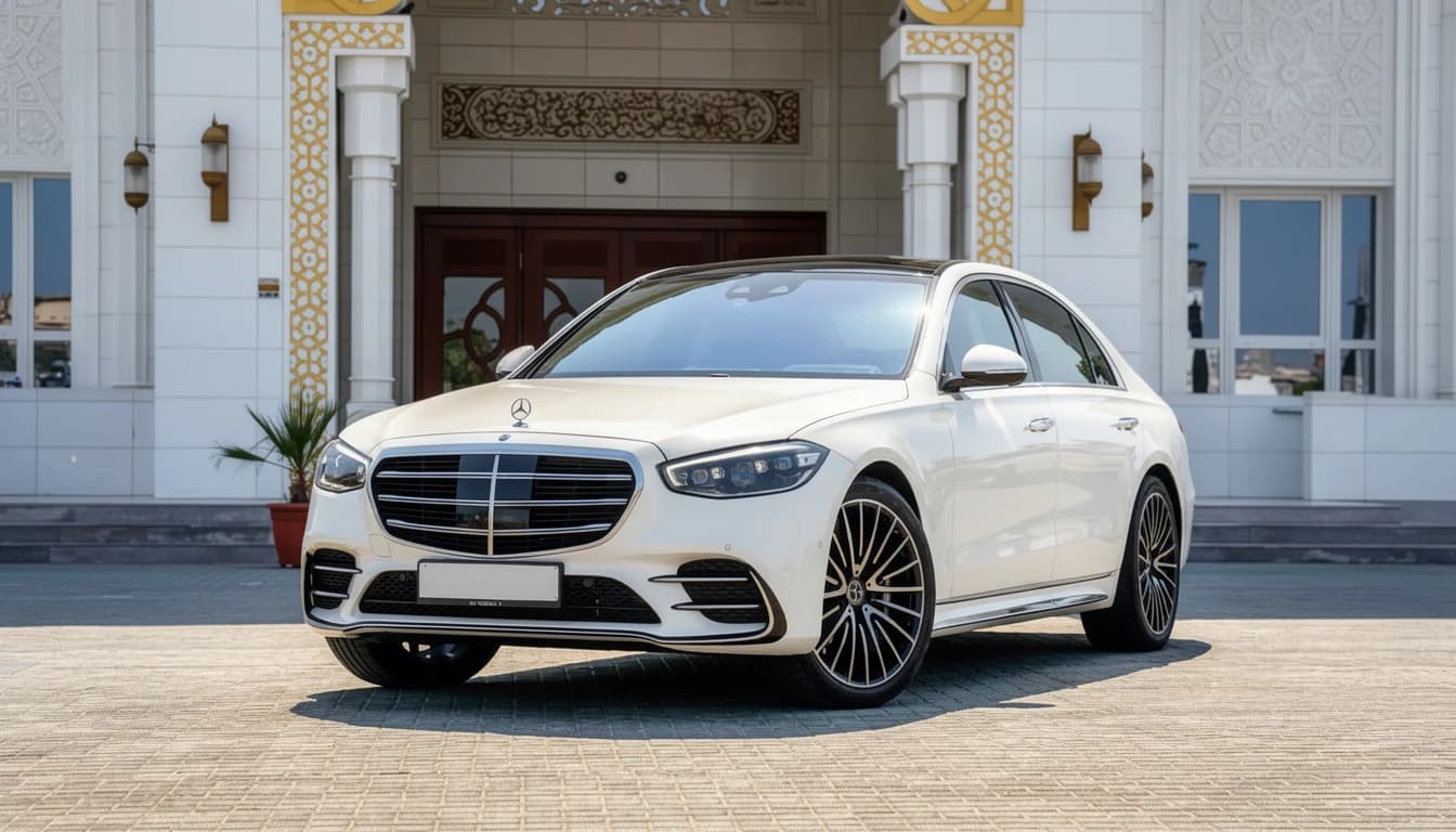 Mercedes-Benz S580 in White