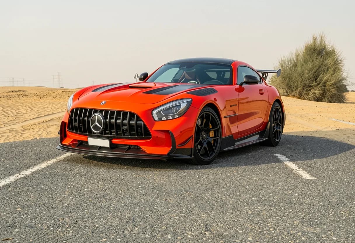 Mercedes-Benz GTC/R in Orange