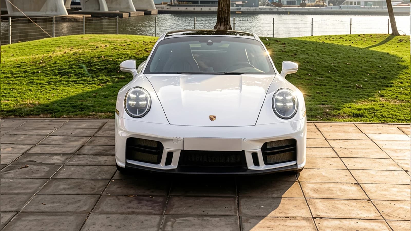 Porsche 911 Turbo S in White