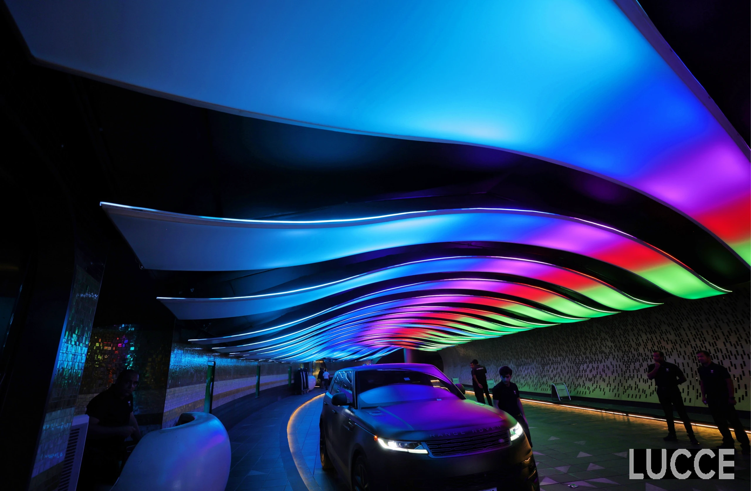 The entrance at W Dubai – The Palm